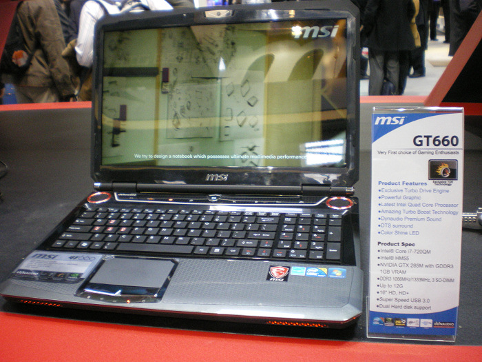 CeBIT 2010: El GT660 es el nuevo deportivo de MSI. 