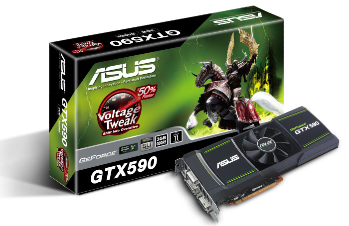 ASUS Nvidia Geforce GTX 590. 
