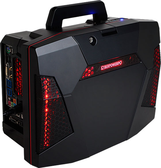 CyberpowerPC FANG Battlebox, un PC de gama alta dentro de un maletín, Imagen 1