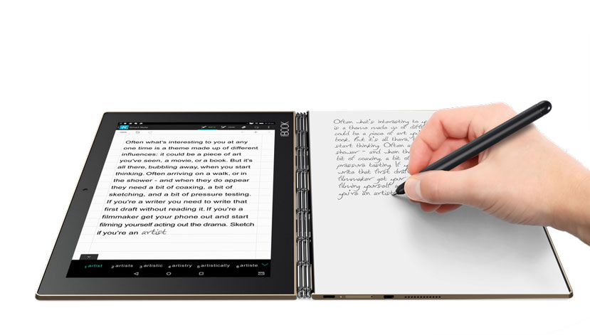 Lenovo se decanta por un teclado táctil en su nuevo convertible Yoga Book, Imagen 1